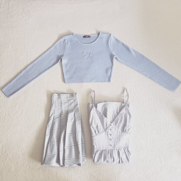 SHEIN Other - SHEIN Baby Blue Sale Lot (size M)